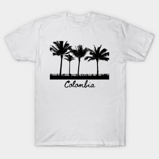 Colombia Palm Trees Silhouette T-Shirt